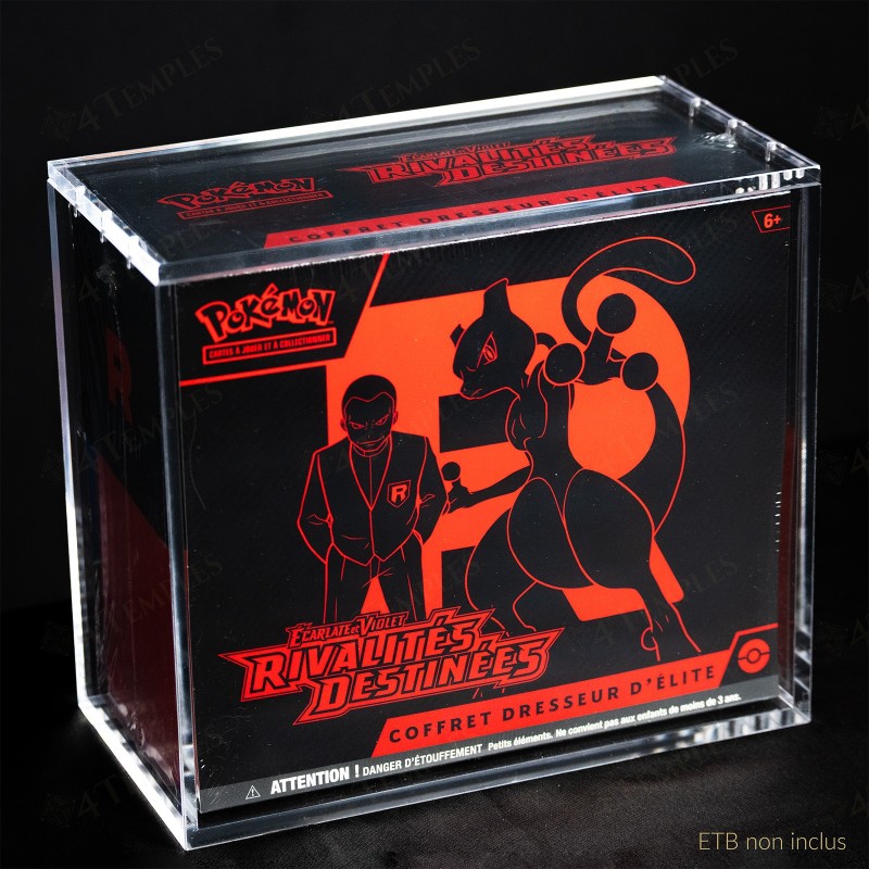 Protection acrylique "Poke-Élite" - boîte ETB (Elite Trainer Box) Pokemon®