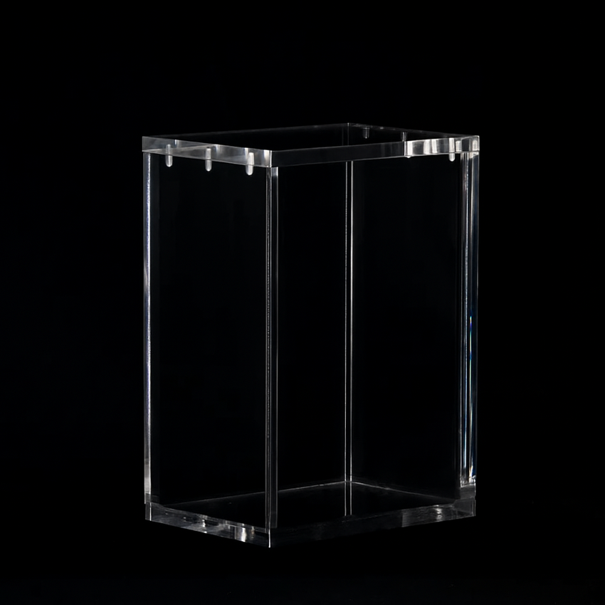 Protection Acrylique "Poke-Bundle" – Boîte Pokémon® 6 Boosters | Boîtier Transparent Anti-UV | 4 Temples