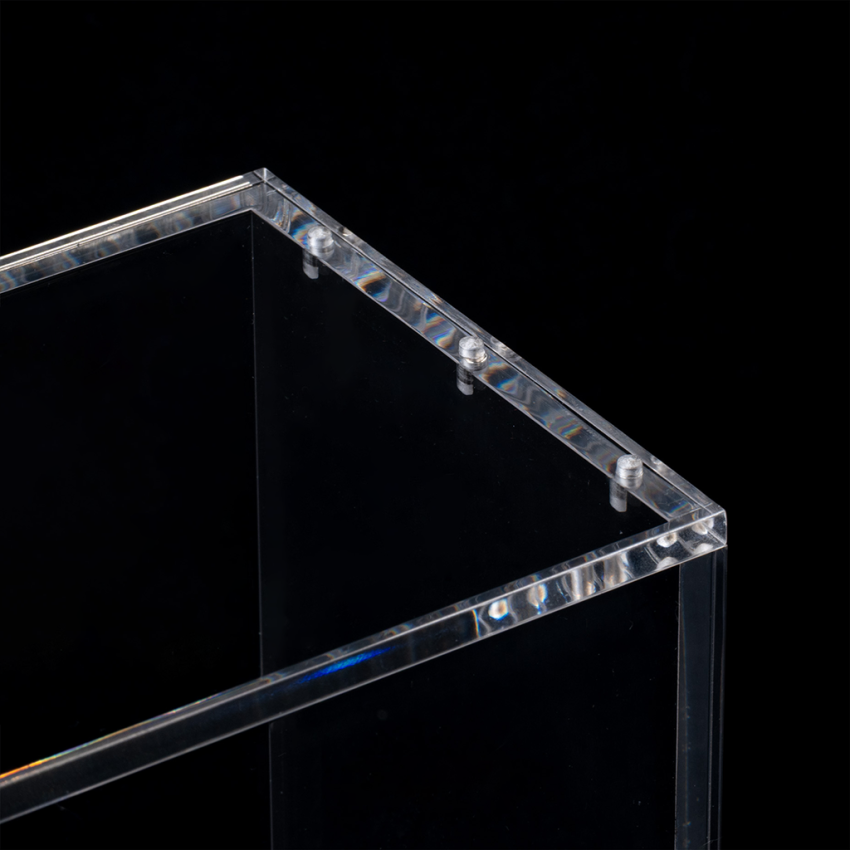 Protection Acrylique "Poke-Display" – Boîte Display Pokémon® | Boîtier Transparent Anti-UV | 4 Temples