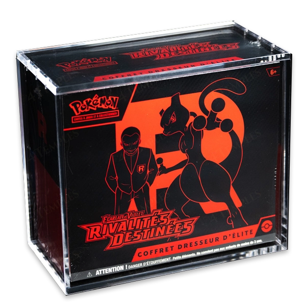 Protection acrylique "Poke-Élite" - boîte ETB (Elite Trainer Box) Pokemon®
